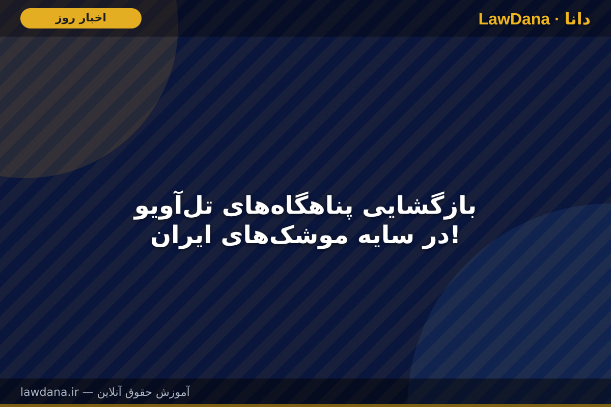 بازگشایی پناهگاه‌های تل‌آویو در سایه موشک‌های ایران!