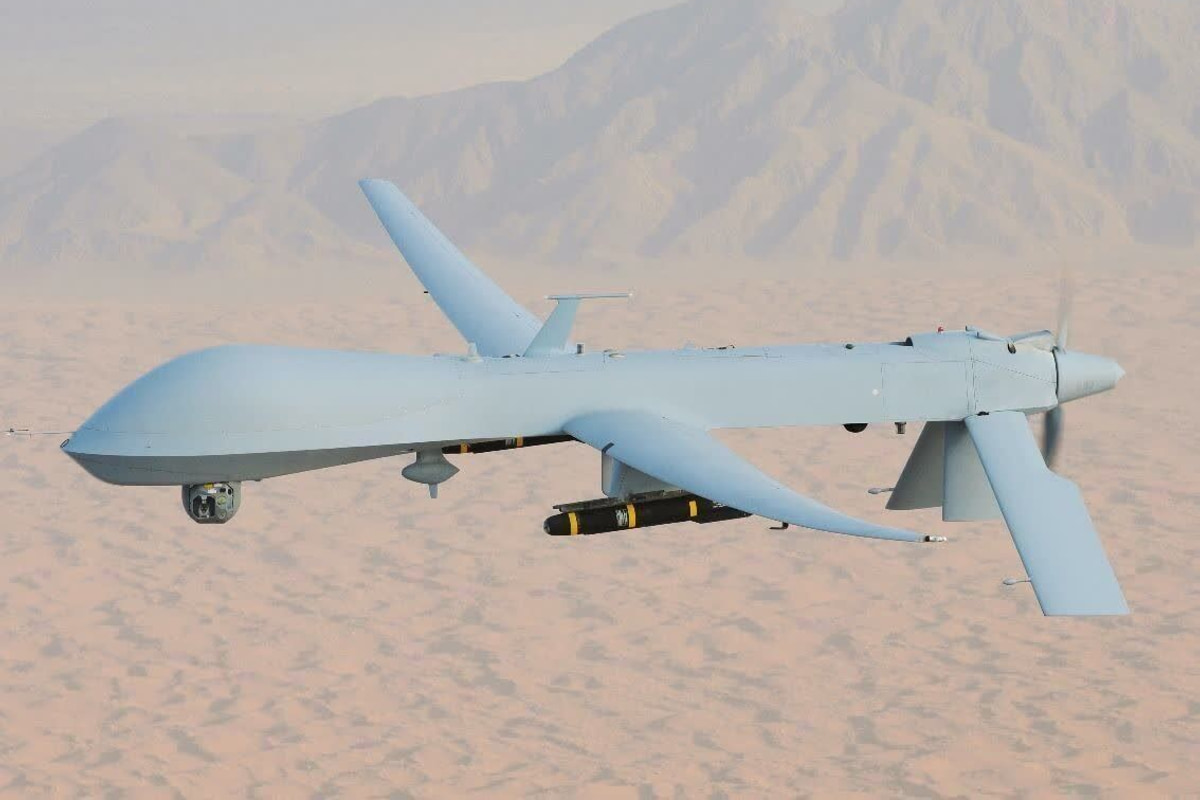 انهدام یک فروند پهپاد پیشرفته MQ1 ️در غرب تنگه هرمز
