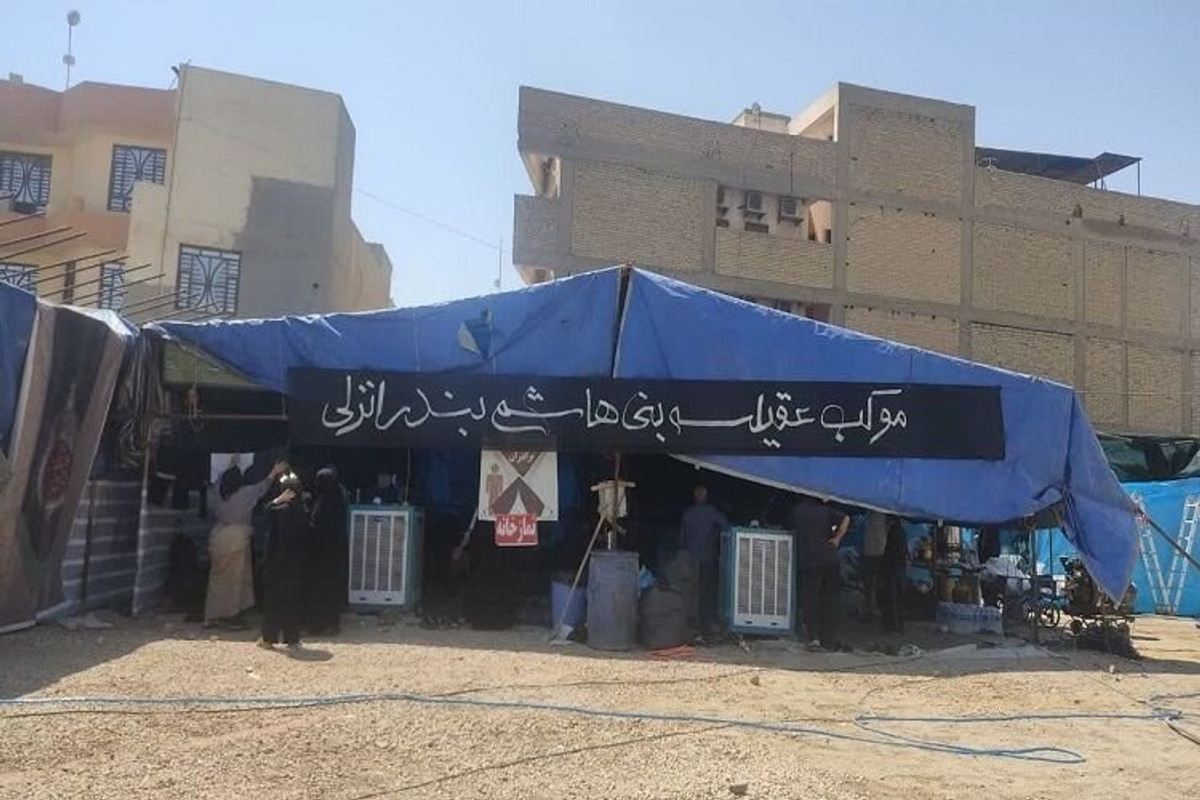 خادمین موکب عقیله بنی‌ هاشم بندرانزلی عازم کربلا شدند