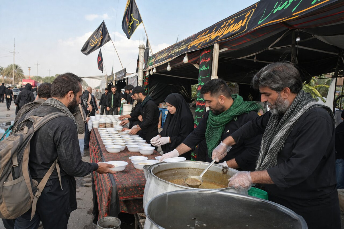 شلمچه میزبان کاروان خدمت کهگیلویه و بویراحمد به زائران اربعین