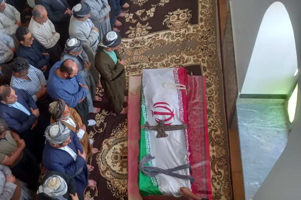 پیکر شهید محمدعلی رحیمزاده در اورامان تشییع شد